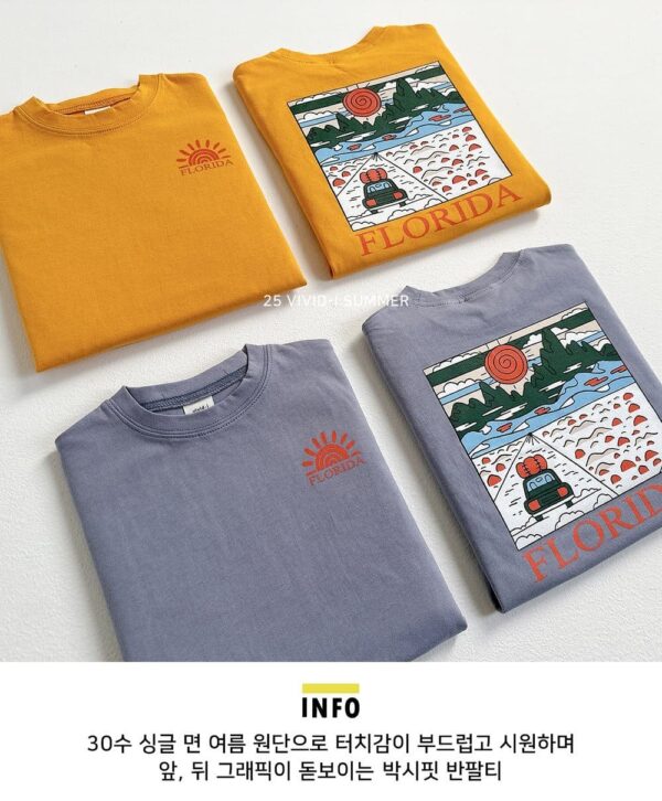 🇰🇷Vividi加州印花圖上衣：圖片 2