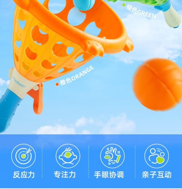Mideer彈射拋球對接玩具：圖片 7