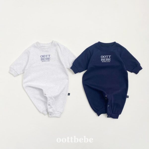 🇰🇷Oottbebe品牌印字連體褲：圖片 5