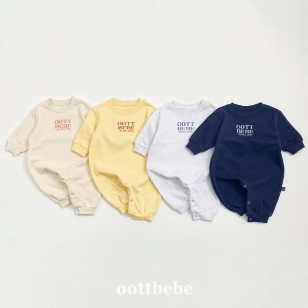 🇰🇷Oottbebe品牌印字連體褲：圖片 3