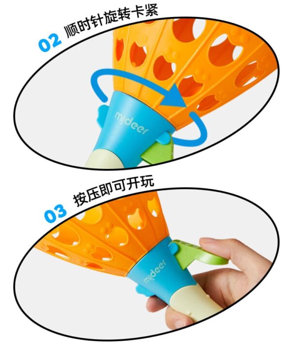 Mideer彈射拋球對接玩具：圖片 11