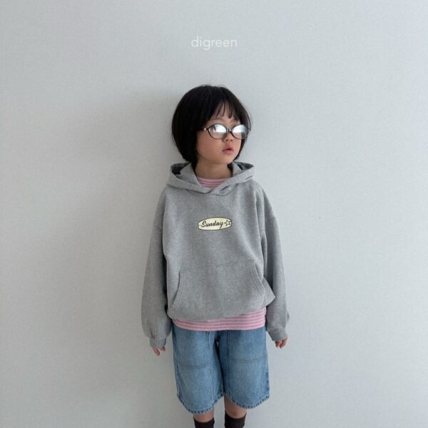 🇰🇷Digreen sunday連帽Tee：圖片 4