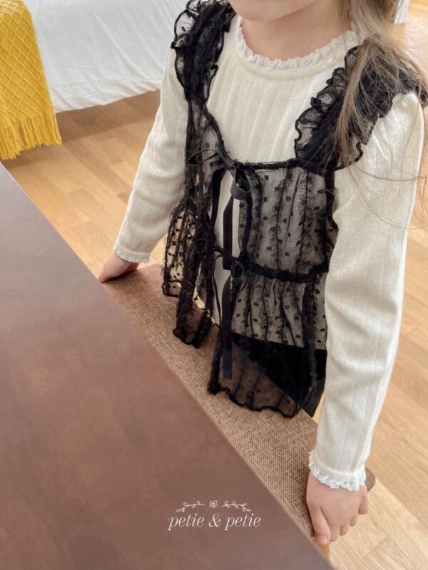 🇰🇷Petitpetit女神感網紗背心：圖片 6
