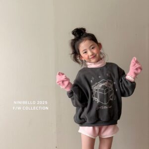 🇰🇷Ninibello禮物盒插圖上衣(親子款)