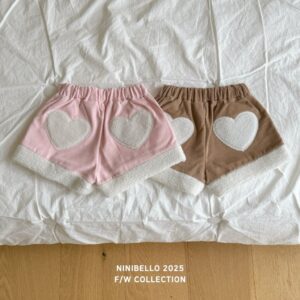 🇰🇷Ninibello雪絨擺愛心短褲